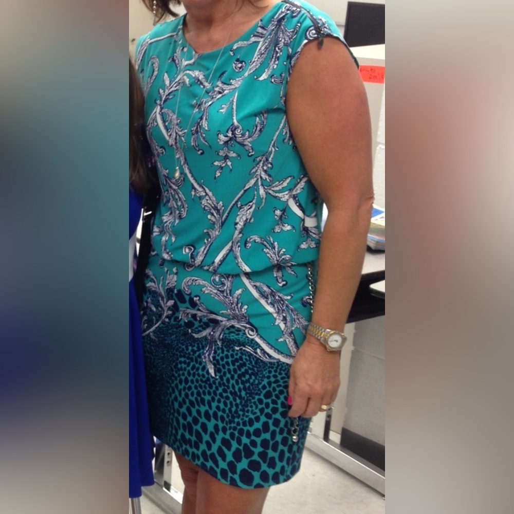 Laundry by Shelli Segal Print Dress